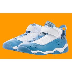 Jordan 6 Rings Shoes Sneakers DM8954-100 White / Dutch Blue Toddler